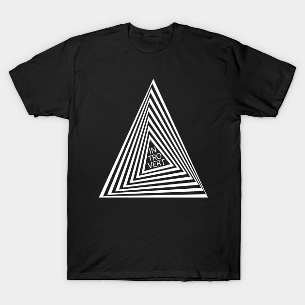 Introvert Antisocial Loner T-Shirt by Cosmic Dust Art